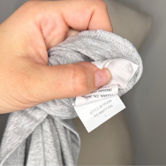 Vuori Halo Essential Hoodie Light Gray Size L - Picture 8 of 8